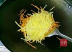 蒜蓉炒双丝的做法图解9