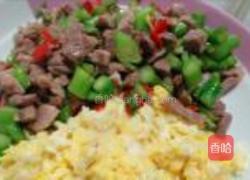 芥兰梗炒饭的做法图解3