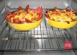 烤翅火腿披萨的做法图解12