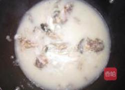 娃娃菜豆腐鱼头汤的做法图解3