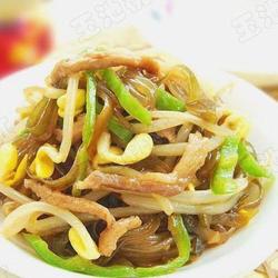 黄豆芽炒粉条的做法[图]