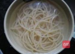 肉酱虾仁拌意面的做法图解10