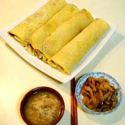 煎饼卷大葱的做法[图]