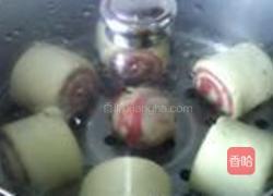 红曲双色馒头的做法图解16