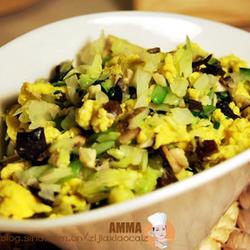 蛋花炒菜丁的做法[图]