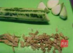 丝瓜笋干水豆腐的做法图解4