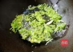 绿豆芽炒干豆腐丝的做法图解3