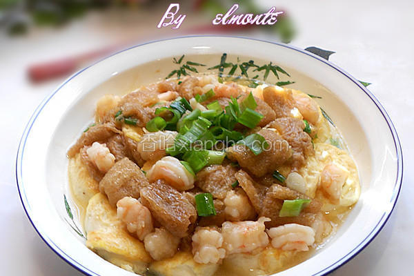 竹荪虾烩玉子豆腐