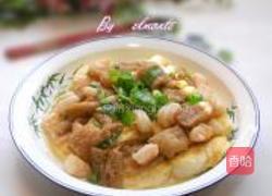 竹荪虾烩玉子豆腐的做法图解12