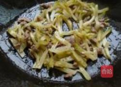 榨菜炒肉丝的做法图解4