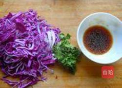 紫甘蓝拌粉条的做法图解4
