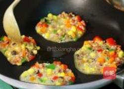 缤纷杂粮煎的做法图解4