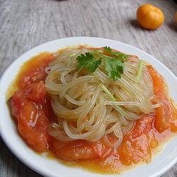 西红柿炒粉丝的做法[图]