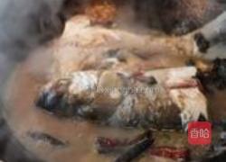 把蒿炖鱼的做法图解4