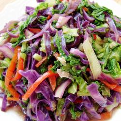 蚝油甘蓝生菜丝的做法[图]
