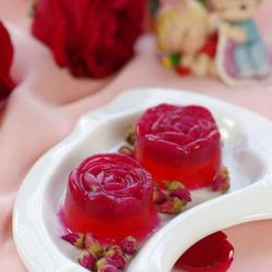 水晶玫瑰布丁果冻的做法[图]