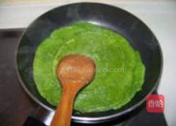 菠菜芝麻软饼的做法图解6