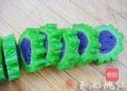 紫薯苦瓜圈的做法图解5