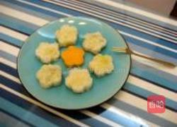 梅花豆沙糯米团子的做法图解3