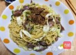 香嫩鸡胗炒面的做法图解8