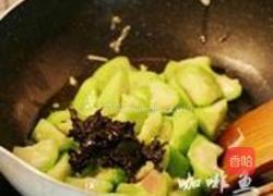 火腿榄菜炒丝瓜的做法图解8