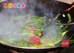 腐乳炒通心菜的做法图解3