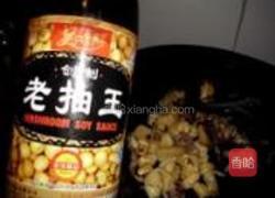 千张结烧肉末的做法图解4