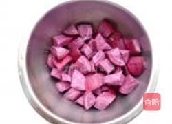 紫薯红豆汤的做法图解3