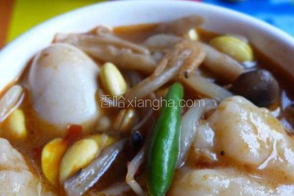 豆瓣面疙瘩汤