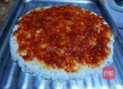 香肠米饭小披萨的做法图解6