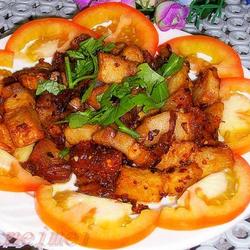 虾米酱炒烧肉的做法[图]