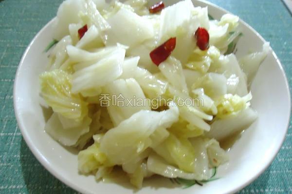 辣油白菜