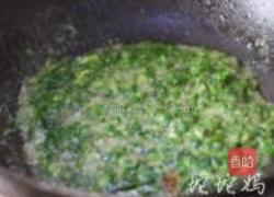 米粉糊茼蒿的做法图解8