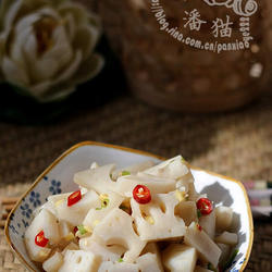 椒香拌莲藕的做法[图]