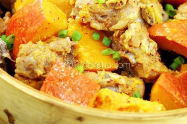 沙茶腐香南瓜排