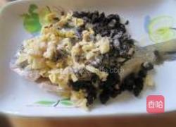 蒜头豆豉蒸海鱼的做法图解3