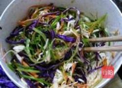 凉拌翡翠青紫包的做法图解7