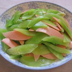 奶爸清拌莴苣的做法[图]