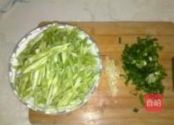 素炒芸豆丝的做法图解2