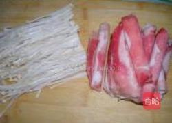 骨汤肥牛金针菇卷的做法图解1