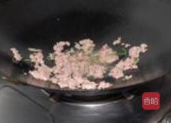 榄菜肉末炒芥兰叶的做法图解2