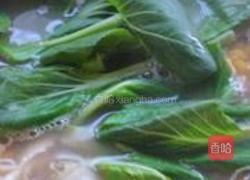 虾汤玉米蘑菇面的做法图解5