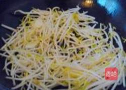 豆干韭菜炒豆芽的做法图解4