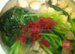 小白菜肉丸地瓜煲的做法图解6