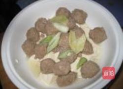 豆腐丸子汤的做法图解4