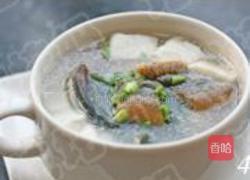 鳝鱼皮蛋豆腐汤的做法图解4