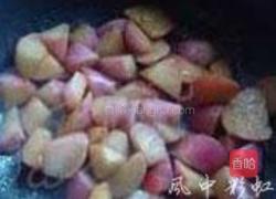 青蒜水萝卜的做法图解3