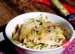 凉拌鸡丝金针菇的做法图解10