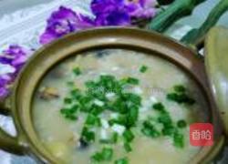 香菇鸡肉山药粥的做法图解4