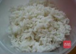 包菜蛋炒饭的做法图解2